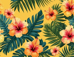 Fototapeta premium seamless floral pattern