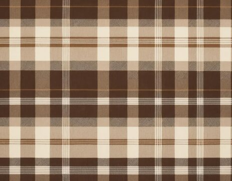 brown and white checkered pattern