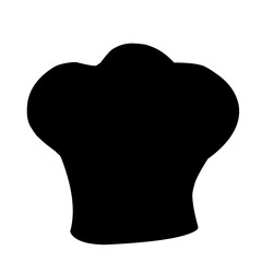 Hand drawn chef hat logo chef icons silhouette