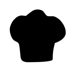 Hand drawn chef hat logo chef icons silhouette