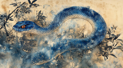 푸른 뱀 Blue Snake