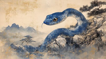 푸른 뱀 Blue Snake