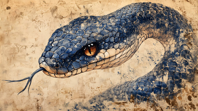 푸른 뱀 Blue Snake