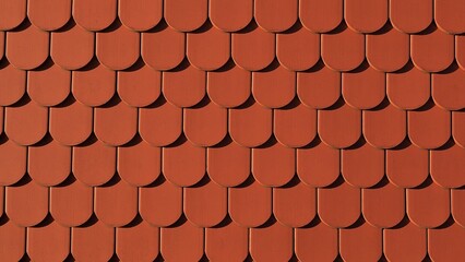 This is a classic yet modern roof tile architecture with a neat arrangement.