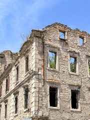 old abandoned building in Mostar