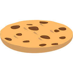 cookies on a white background