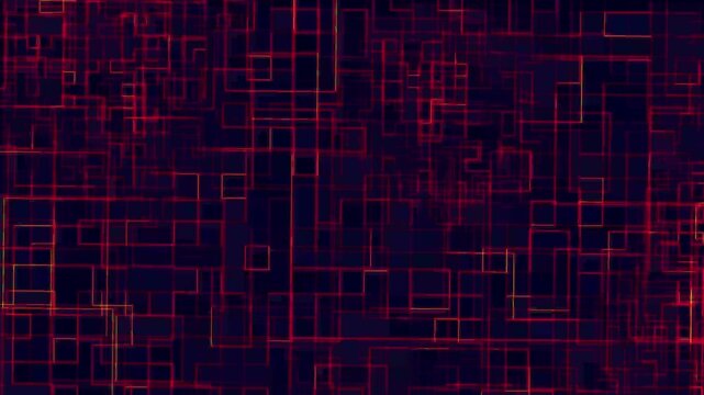circuit animation background on a computer system. abstract digital technology background.
