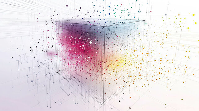 Interactive 3D Scatter Plot with Floating Points for Data Visualization