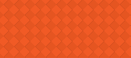 Diamond shape pattern background with gradient effect | Modern seamless 3d pattern design with  orange color | Geometric pattern design with vector line shape