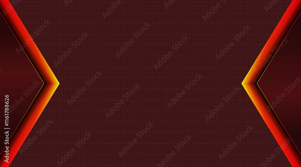 Aufkleber abstract presentation background with gradient color | modern background with red-yellow color for p
