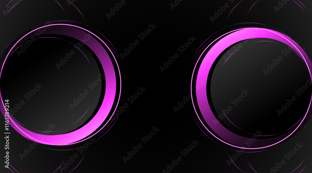Poster 3d circular shape modern background design | banner background design | abstract background design w