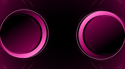 3d circular shape modern background design | Banner background design | Abstract background design with circular shape with pink color overlay