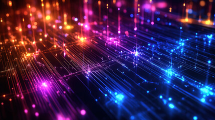 Fototapeta premium Global Connectivity Concept in High-Resolution Art