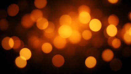 Orange bokeh flare light effect on black background, for overlay and screen layer modes