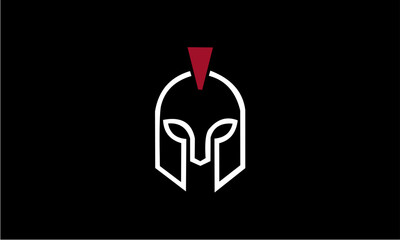 Obraz premium gladiator helmet icon