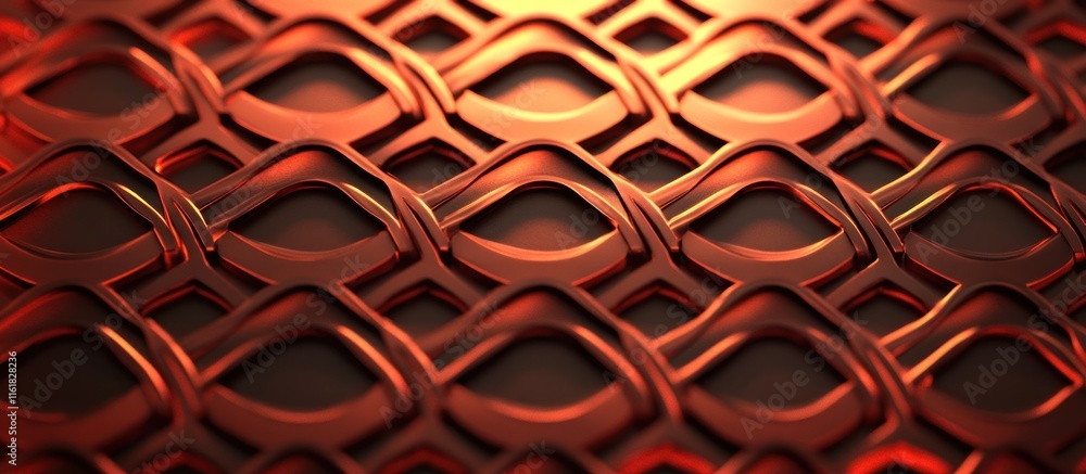 Poster abstract red metallic pattern texture.