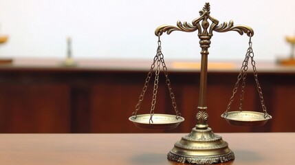 Decorative Scales of Justice