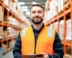 Warehouse manager's role in overseeing inventory in a fast-paced distribution center
