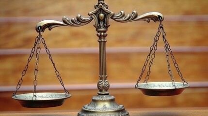 Decorative Scales of Justice