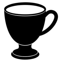 Cup silhouette vector