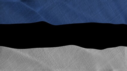 Flag of Estonia, Fabric flag of Estonia, Estonia flag waving in the wind . National symbol of Estonia country.