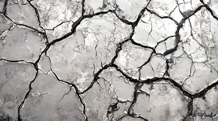 Fototapeta premium Cracked Earth Texture, Drought, Climate Change, Arid
