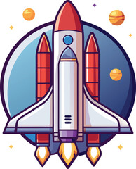 space shuttle vector