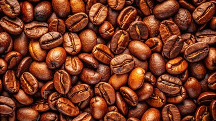 Close-up of roasted coffee beans background, coffee, beans, background, close-up, roasted, brown, texture, caffeine, drink, aroma