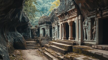 Naklejka premium Cultural heritage sites preserve human history.
