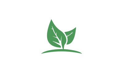 green leaf logo