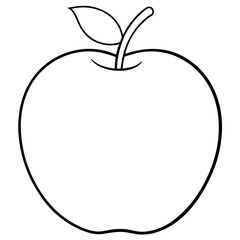 Apple, fruit, food, vector, illustration