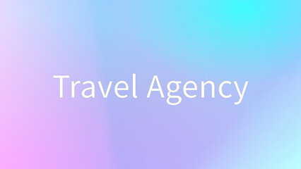 Travel Agency のグラデーション背景イラスト