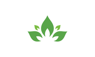 green leaf logo