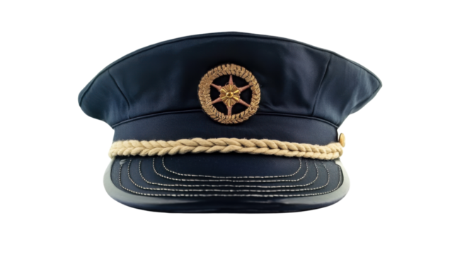 Captain's hat transparent background