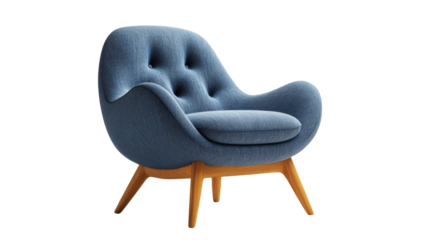 Modern chair furniture, PNG transparent