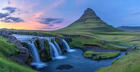 Fototapete Rund Beautiful landscape view of the famous © decor
