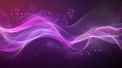 Neon colour purple lines on black background, Creative abstract wallpaper, banner, A vibrant abstract wave composition 