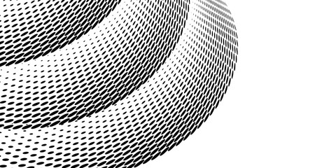 Abstract dotted halftone background.