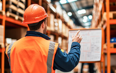 Efficient inventory analysis by warehouse operations manager in indoor industrial space