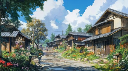 Traditional villages showcase a slower pace of life.
