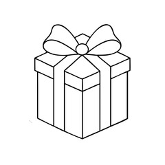 gift box icon, svg