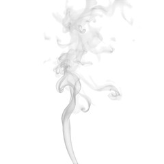 smoke on white background