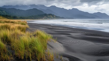 Obraz premium Majestic Stokksnes Beach in Iceland