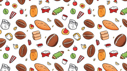 super bowl pattern,