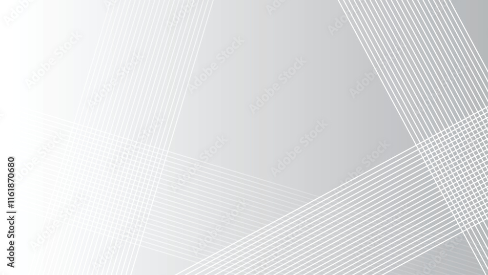 Poster white background abstract. white background with diagonal lines design. minimal geometric white ligh