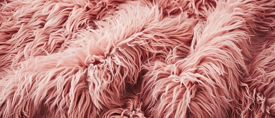 Fototapeta premium pink fur background fluffy texture 