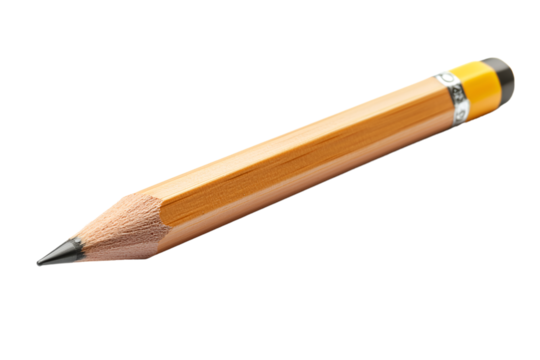 pencil isolated on white - Powered by Adobe