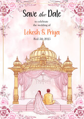 Modern Wedding Invitation Card Design 3rd 