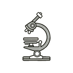 microscope vector art