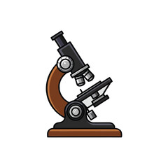 microscope vector art